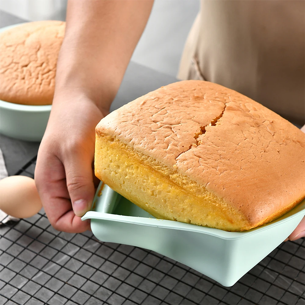 1/4Pcs Silicone Square Cake Mo - Kitchen Appliances Packages 评论和价格