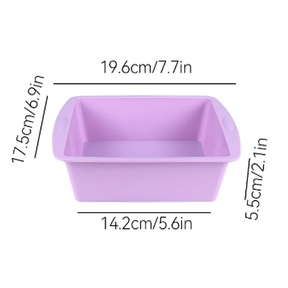 1/4Pcs Silicone Square Cake Mo - Kitchen Appliances Packages 评论和价格