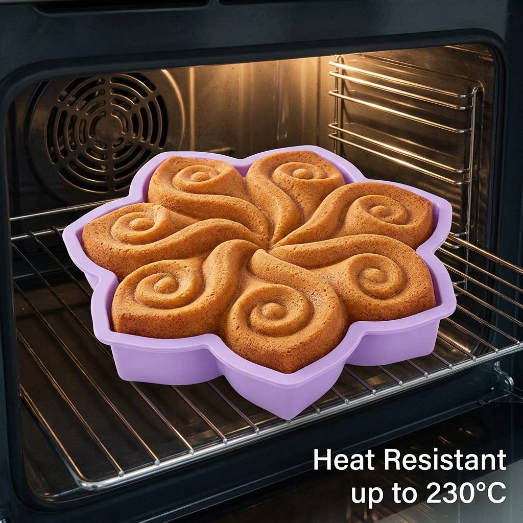 Large Flower Silicone Cake Mol - Kitchen Appliances Packages 评论和价格
