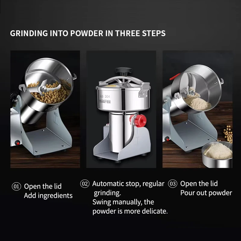 PBOBP Electric Grain Mill Grin - Blender High Power 评论和价格