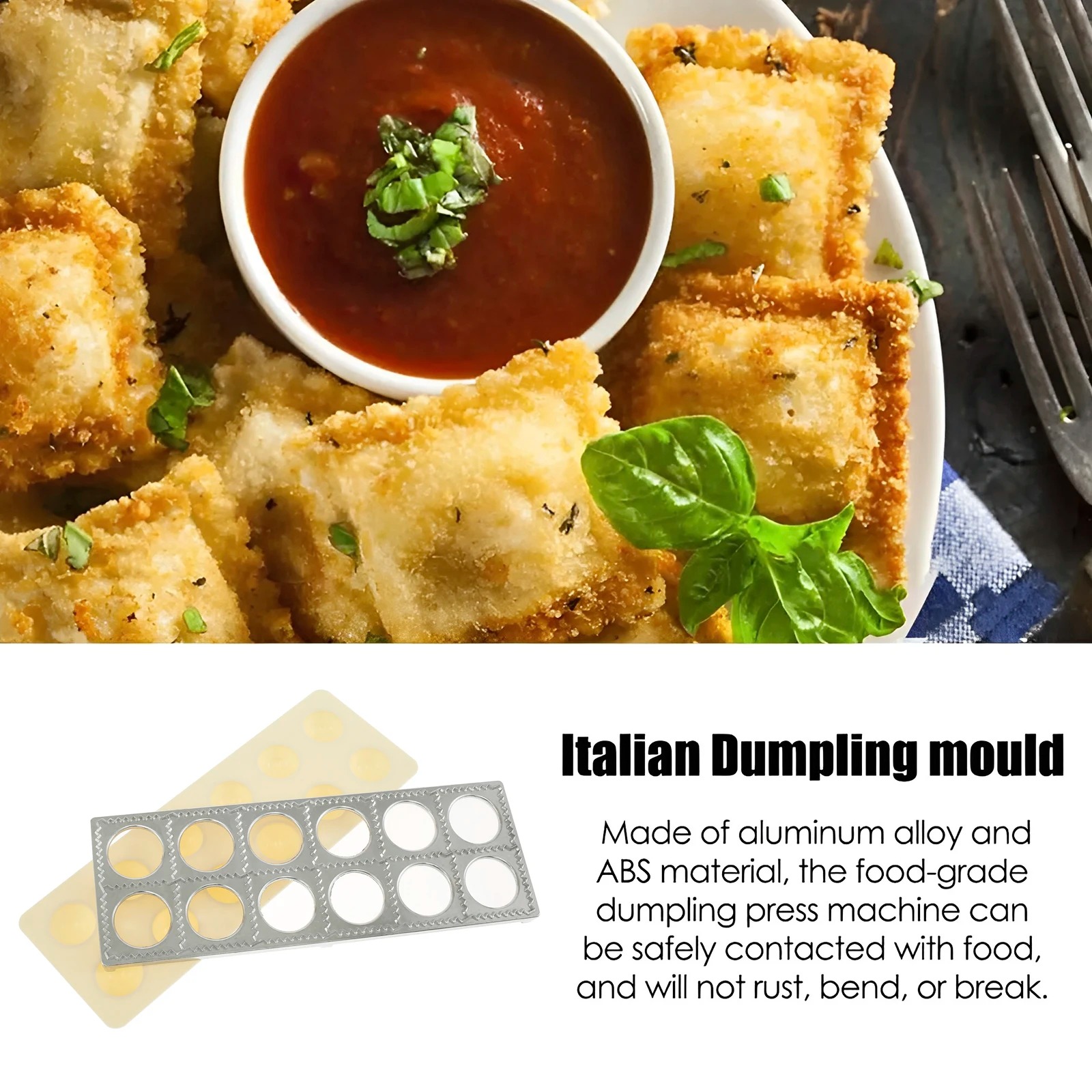 Dumpling Mold 12 Holes Ravioli - Kitchen Appliances Packages 评论和价格
