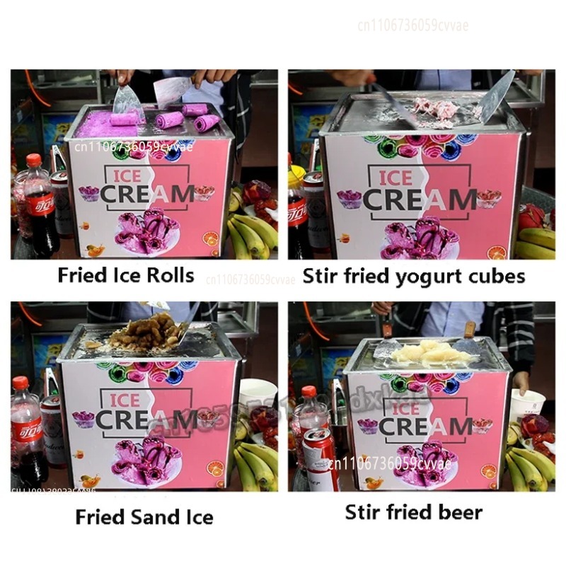 Yogurt Fried Ice Machine Elect - Ice Cream Maker Electric 评论和价格