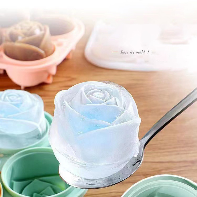 3D Rose Ice Molds 4 Holes Ice  - Kitchen Appliances Packages 评论和价格
