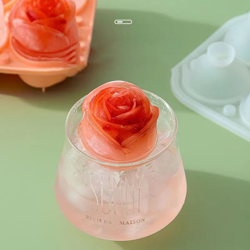 3D Rose Ice Molds 4 Holes Ice  - Kitchen Appliances Packages 评论和价格