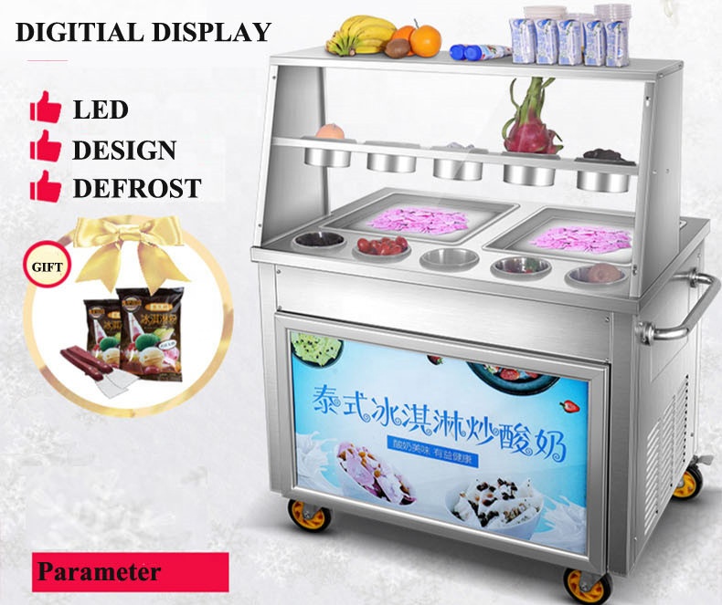 Frying Ice Machine Commercial  - Ice Cream Maker Electric 评论和价格