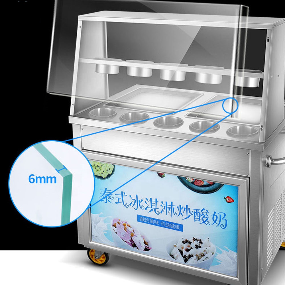 Frying Ice Machine Commercial  - Ice Cream Maker Electric 评论和价格