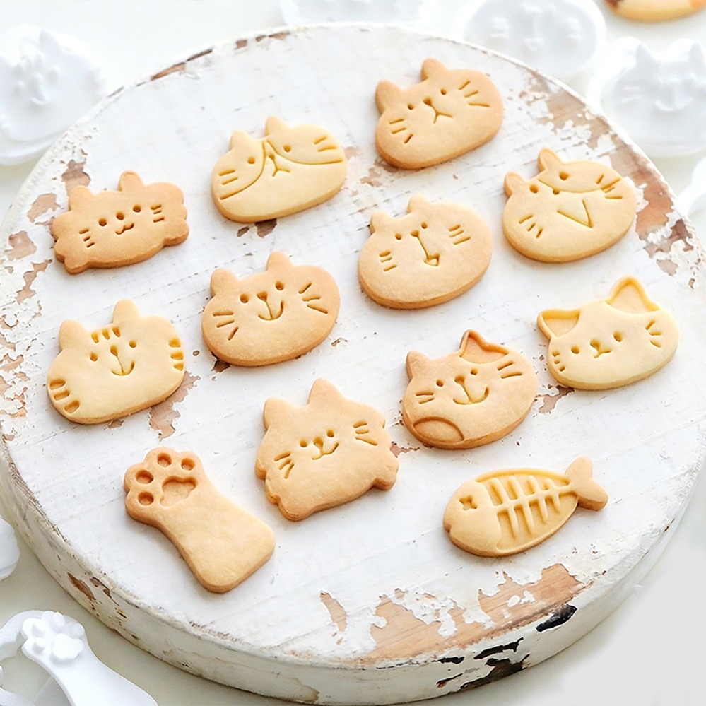 Cute Kitten DIY Stamp Cookie C - Kitchen Appliances Packages 评论和价格