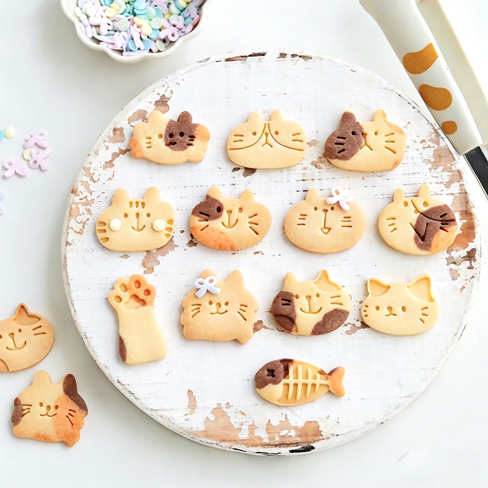Cute Kitten DIY Stamp Cookie C - Kitchen Appliances Packages 评论和价格