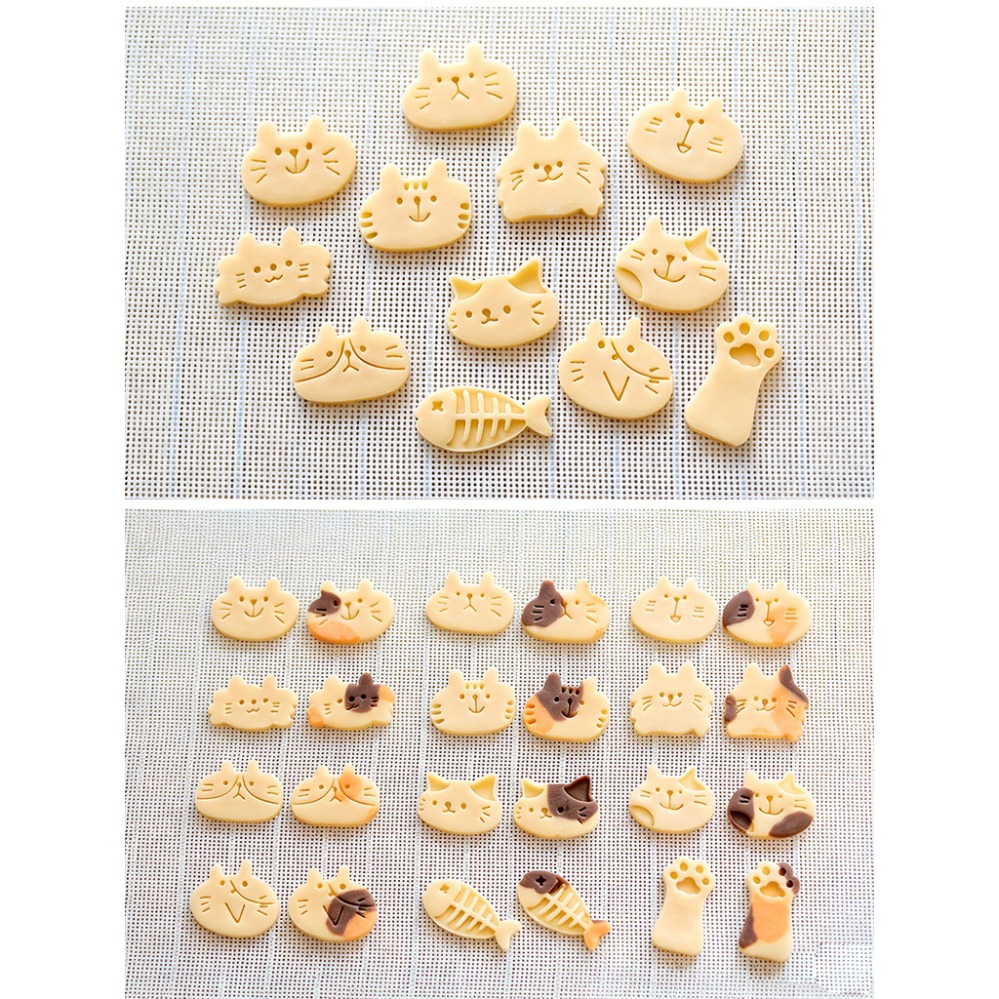 Cute Kitten DIY Stamp Cookie C - Kitchen Appliances Packages 评论和价格