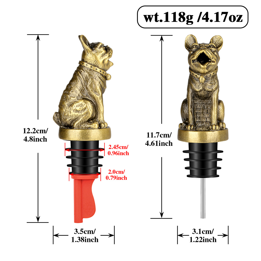Cute French Bulldog Wine Pouer - Kitchen Appliances Packages 评论和价格