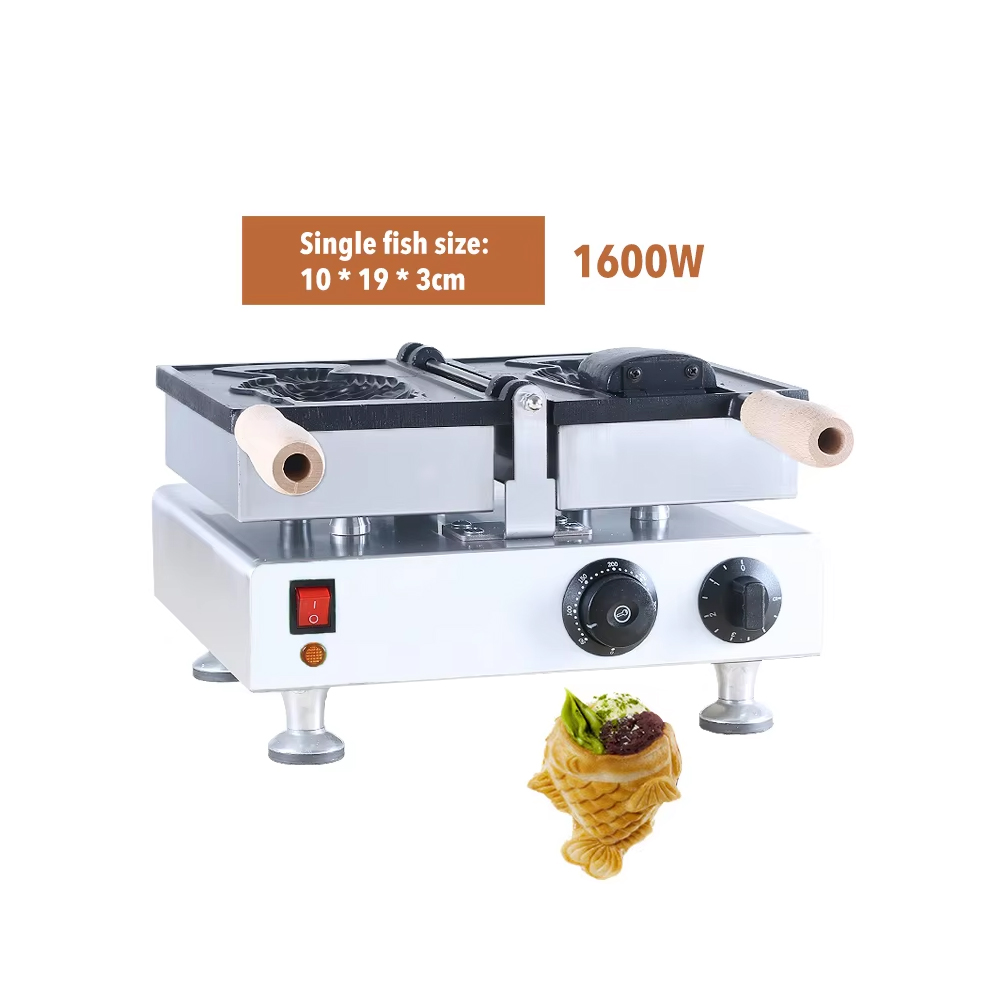 Commercial 1 Pcs Fish Taiyaki  - Ice Cream Maker Electric 评论和价格