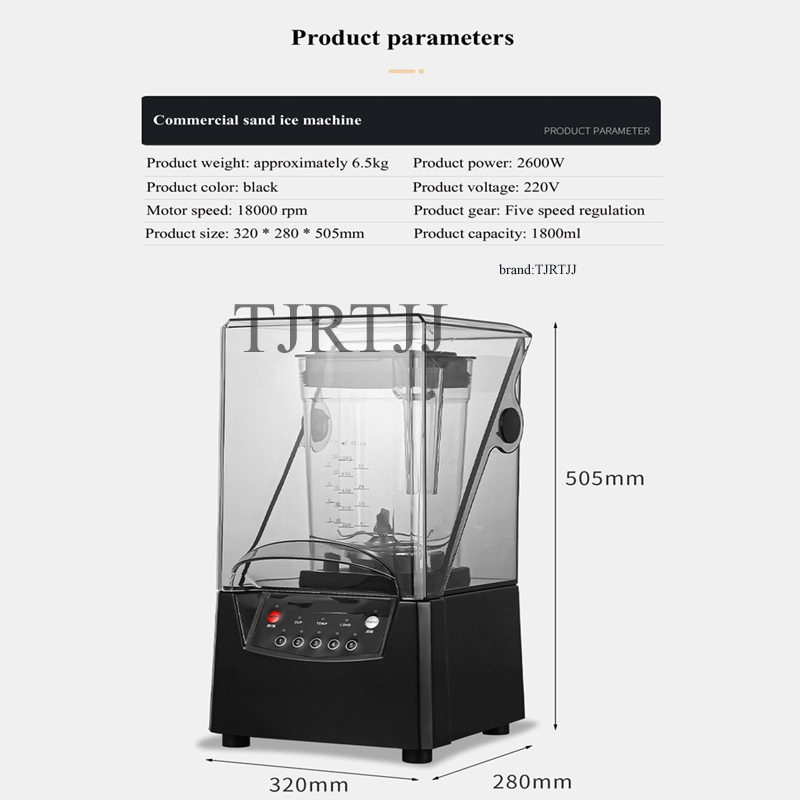 2600W Commercial Blender Fruit - Blender High Power 评论和价格