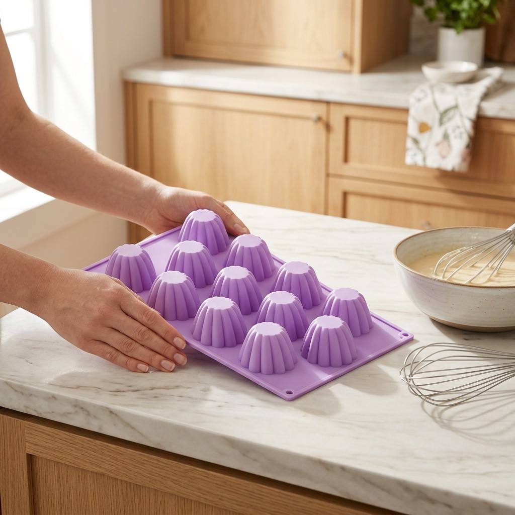 12-Cavity Mini Spiral Silicone - Kitchen Appliances Packages 评论和价格