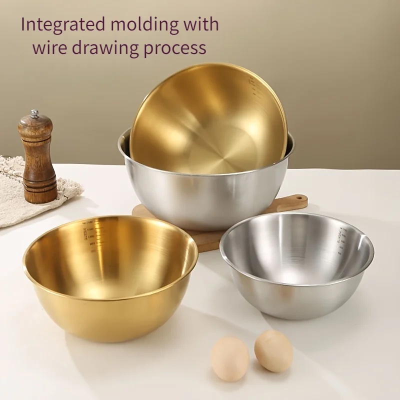 3PCS Stainless Steel Mixing Bo - Kitchen Appliances Packages 评论和价格