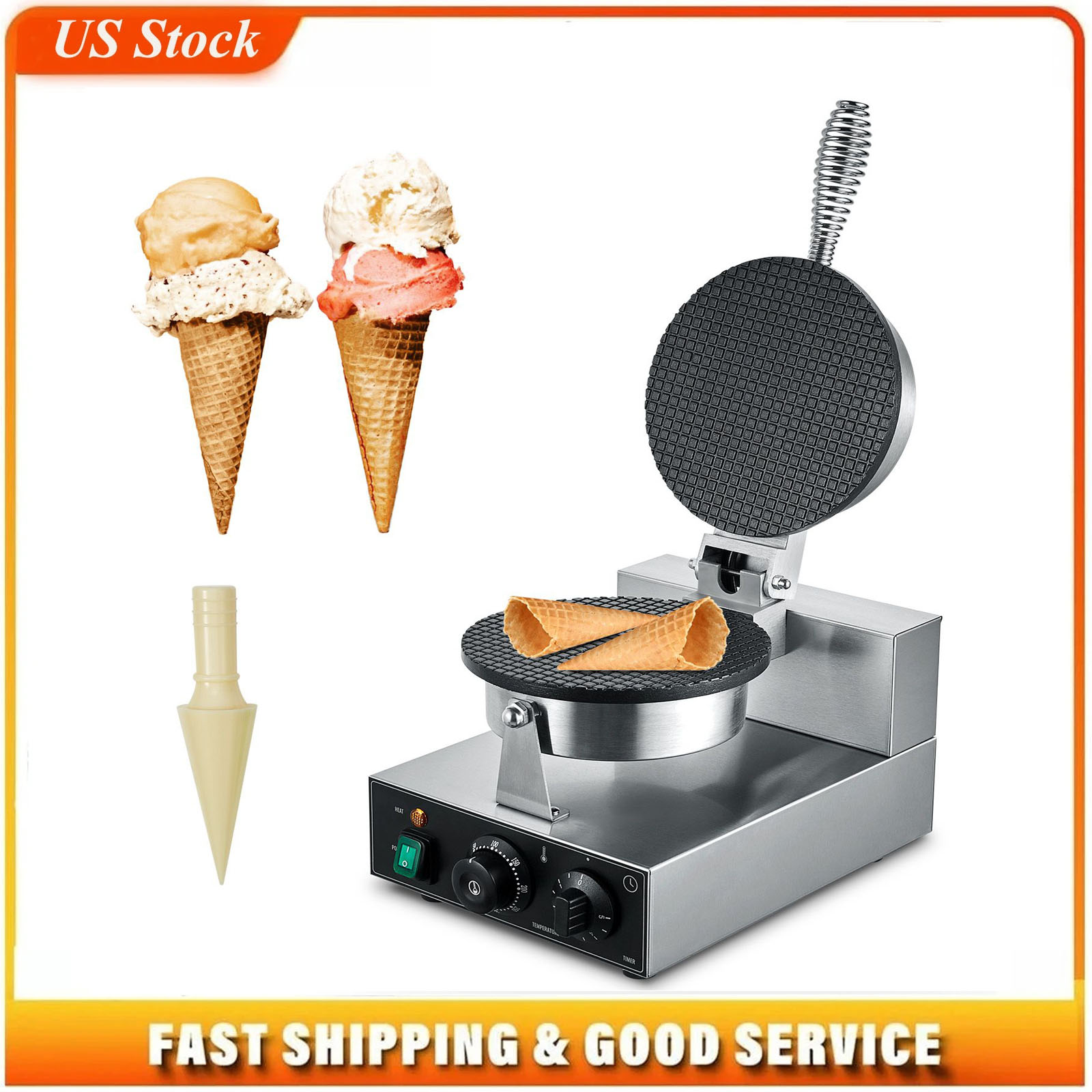 Electric Ice Cream Cone Maker, - Ice Cream Maker Electric 评论和价格